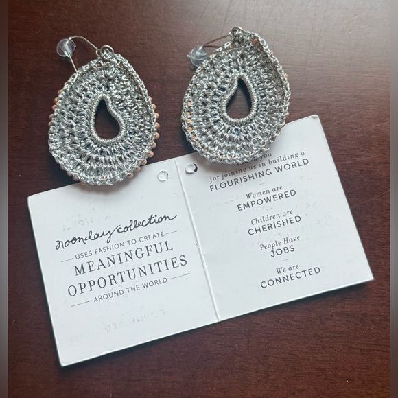 NOONDAY Moon Water beaded Earrings - Picture 7 of 7